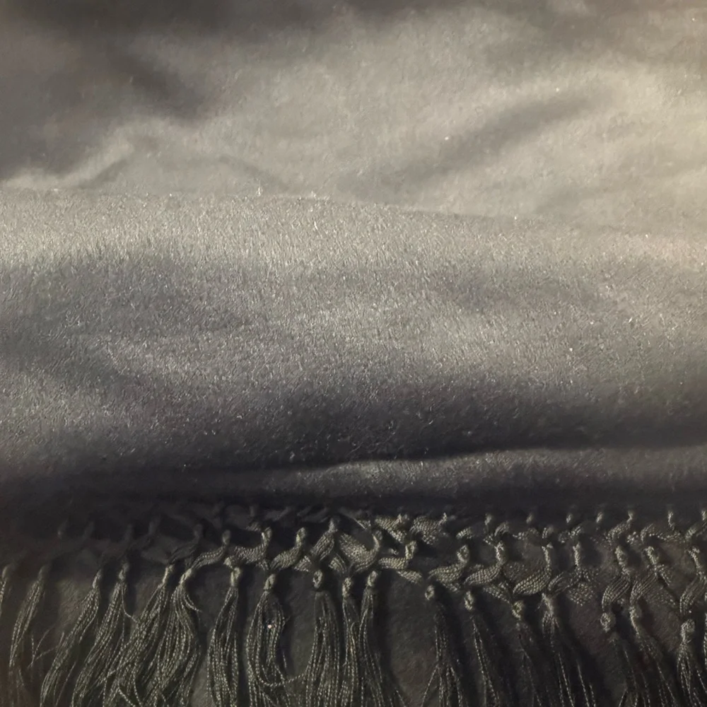 Christian Dior Black Silk Scarf/Wrap